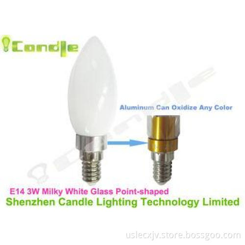 3 W Beam Angle 360 LED light Bulb E14 / E27 / / E26 , Mil